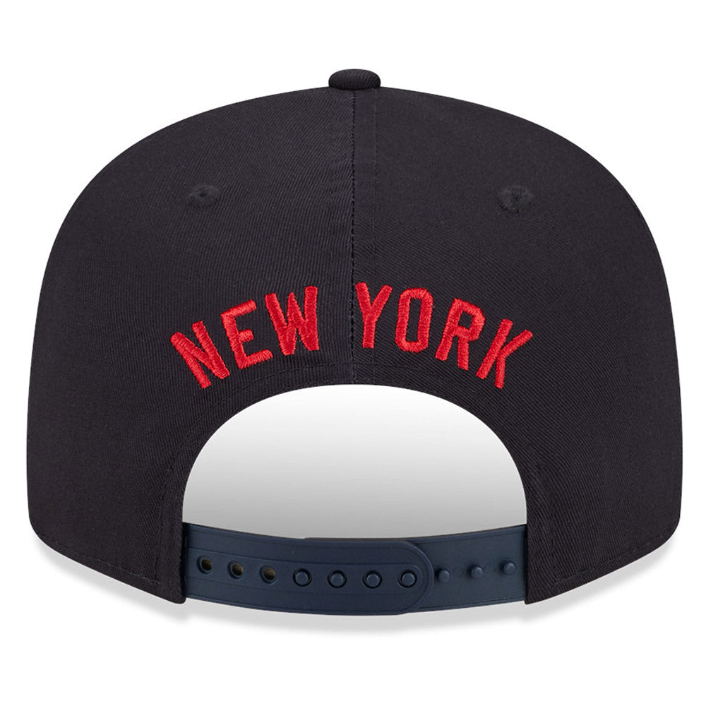 New Era - 9Fifty Side Patch Script Yankees Snapback - Navy